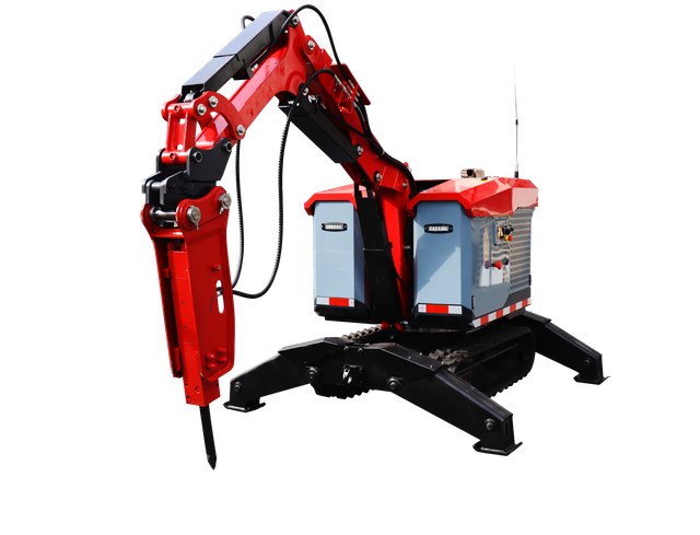 ODETOOLS High Temperature JM200D Operation Artificial Intelligent Demolition Robot Firefighting Equipment & Accessory