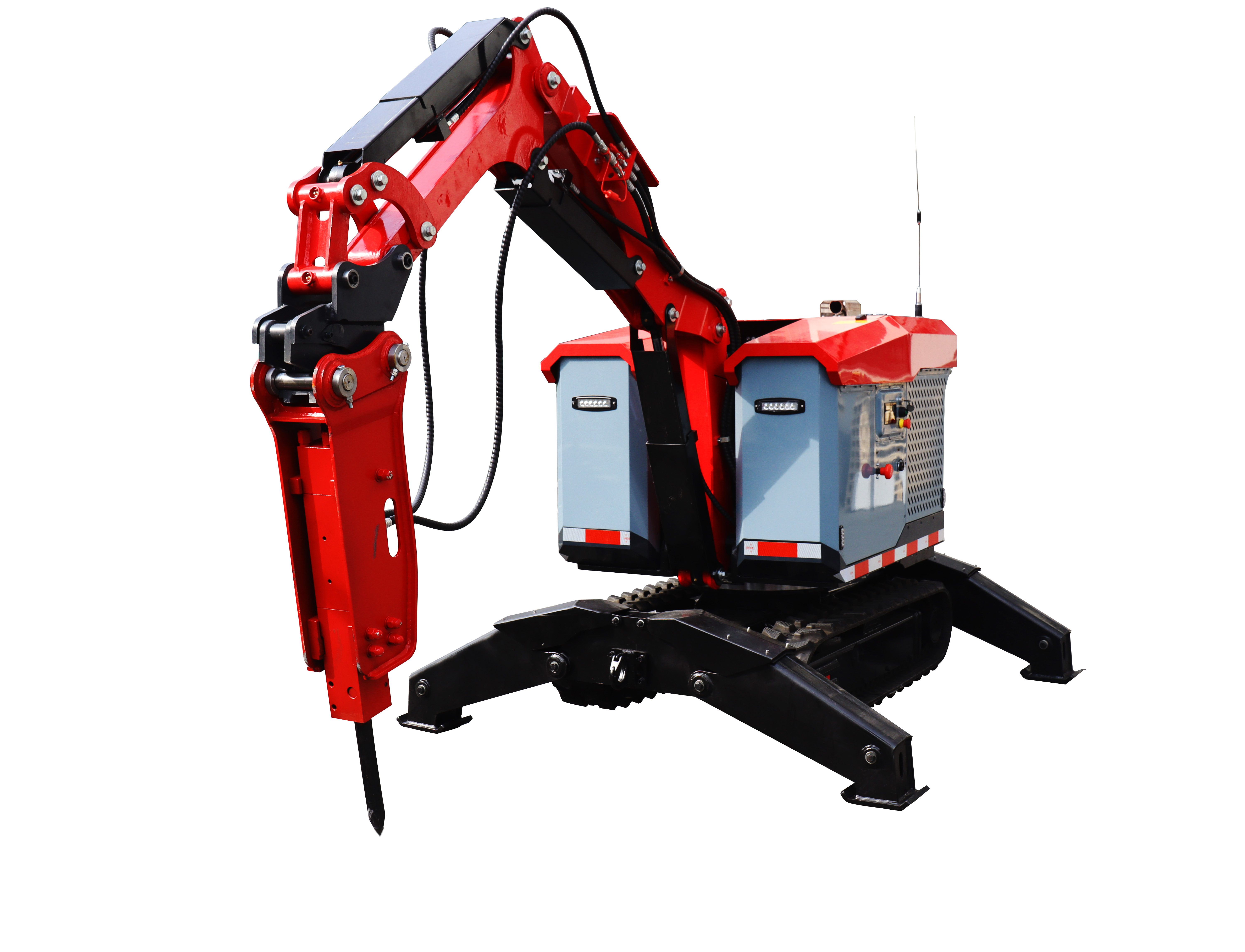 ODETOOLS High Temperature JM200D Operation Artificial Intelligent Demolition Robot Firefighting Equipment & Accessory