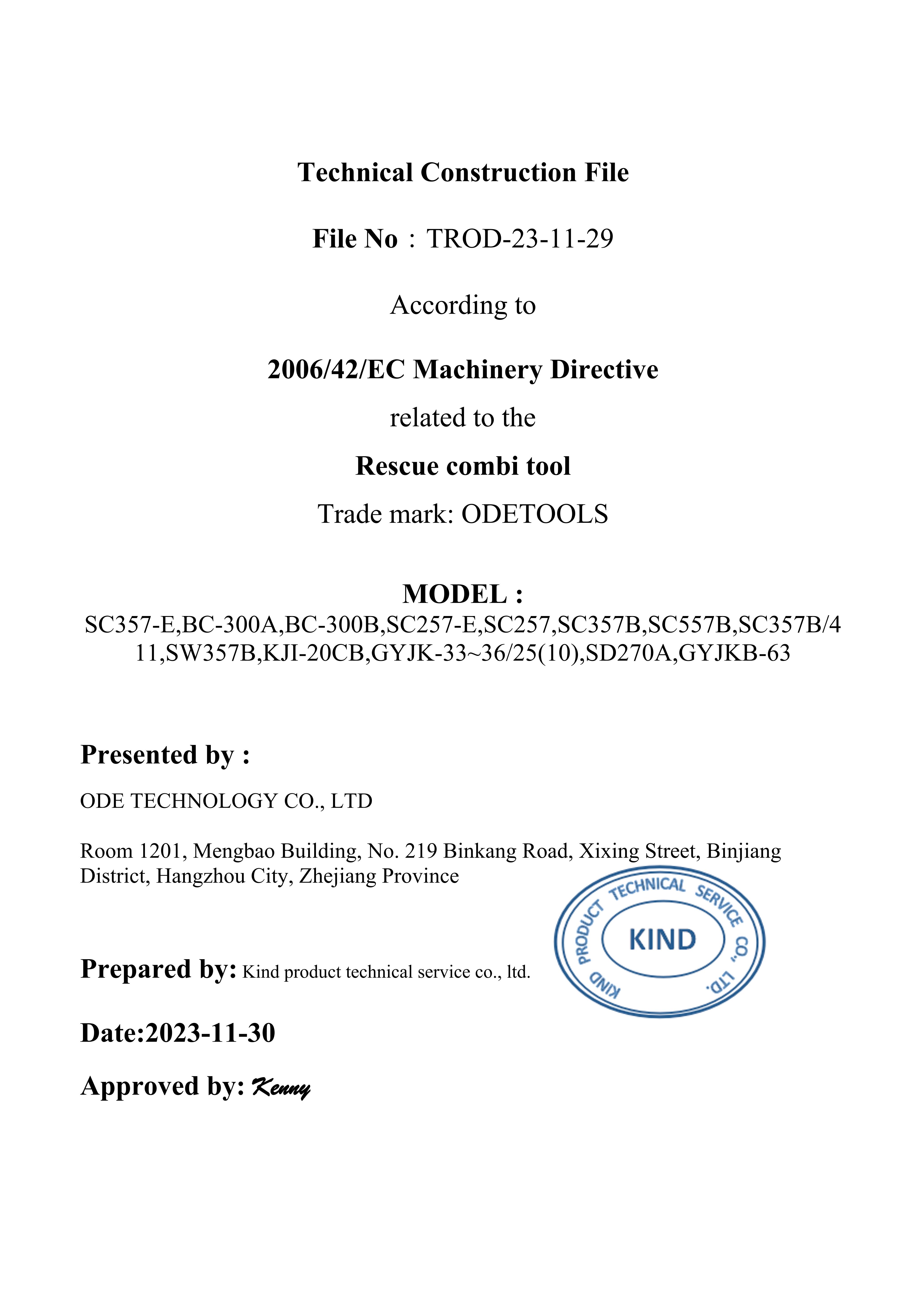 12100-ODE Technology Rescue Spreader