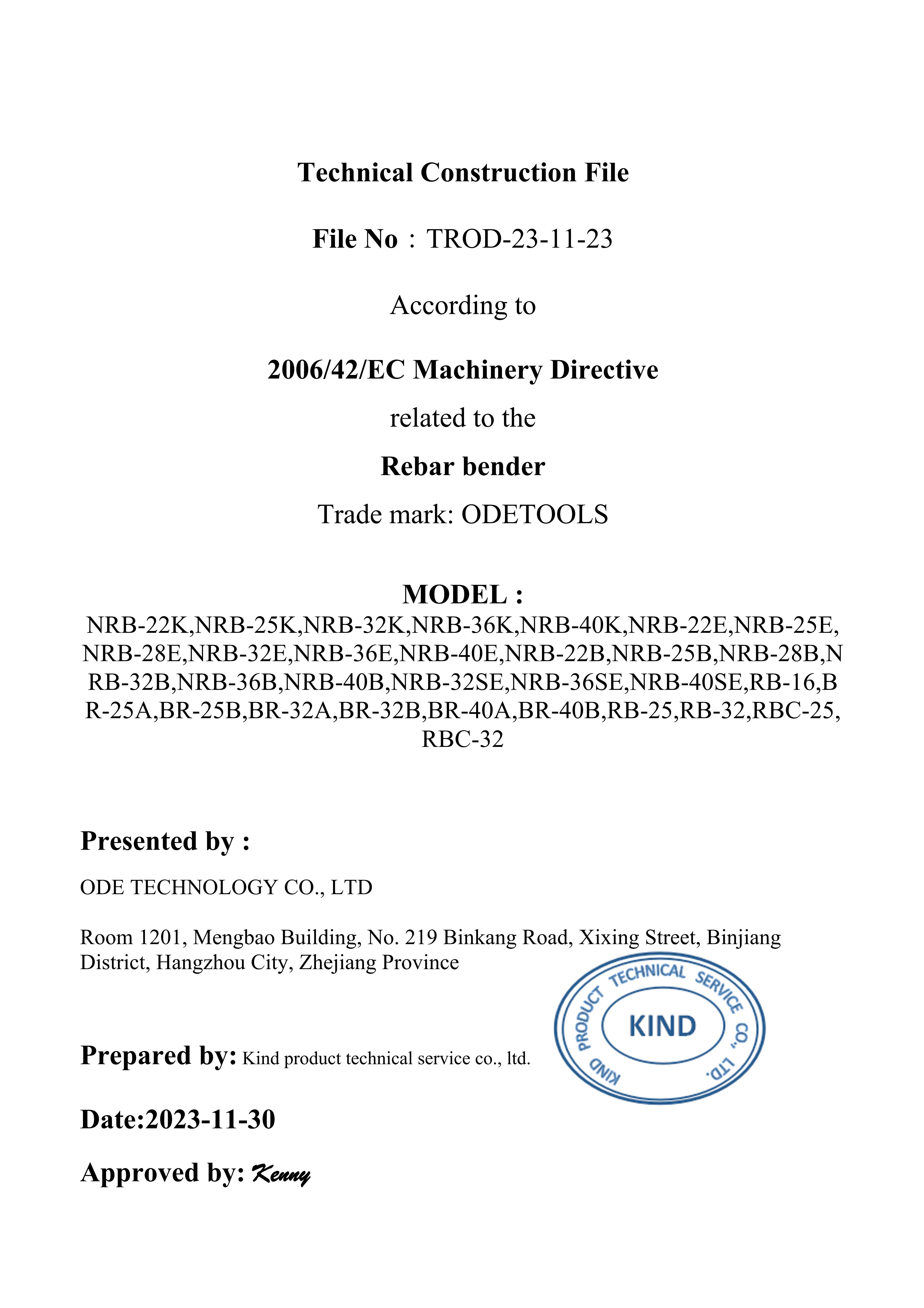 12100-ODETechnology Bending Machine