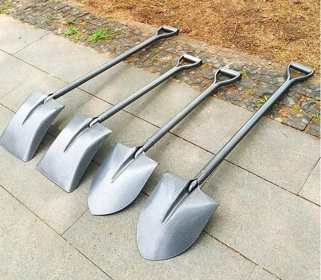 Heavy Duty Round-Point Arch Shovel with Sharp Blade