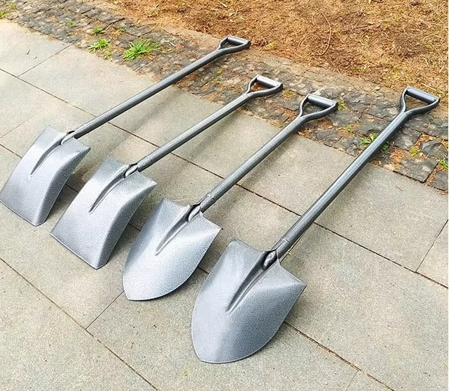 Heavy Duty Round-Point Arch Shovel with Sharp Blade